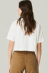 T-SHIRT MALHA LAGOSTA OFF WHITE